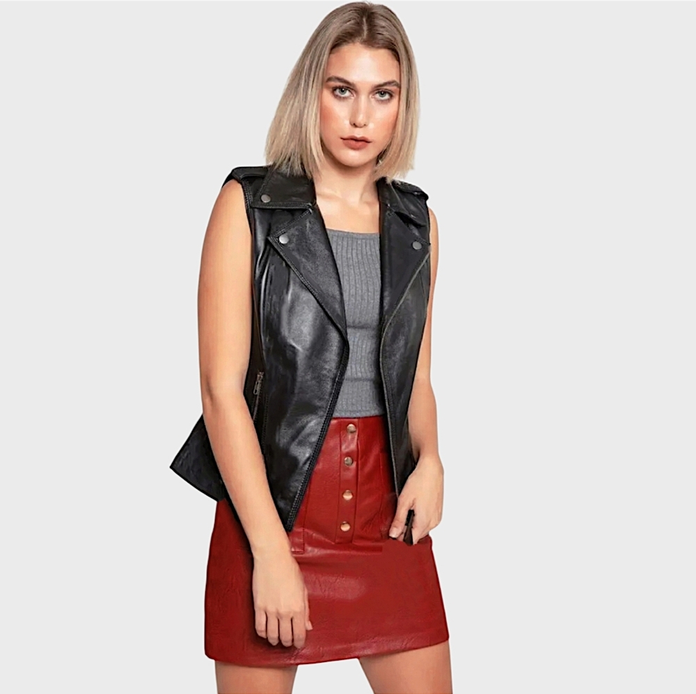BOD & CHRISTENSEN Vintage Sleek Leather Vest
